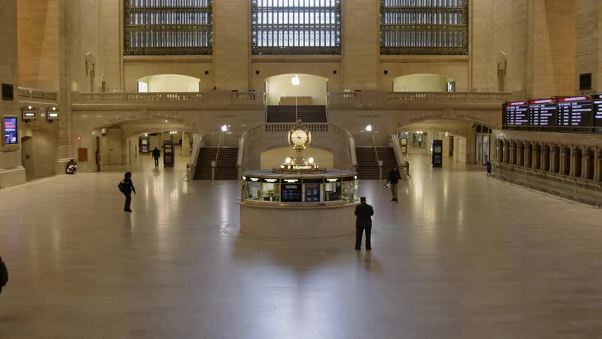 An almost empty building
