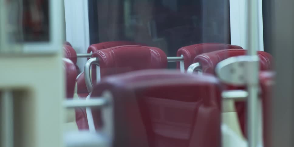 Many chairs sit together