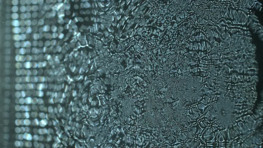 Abstract black and white water ripple effect