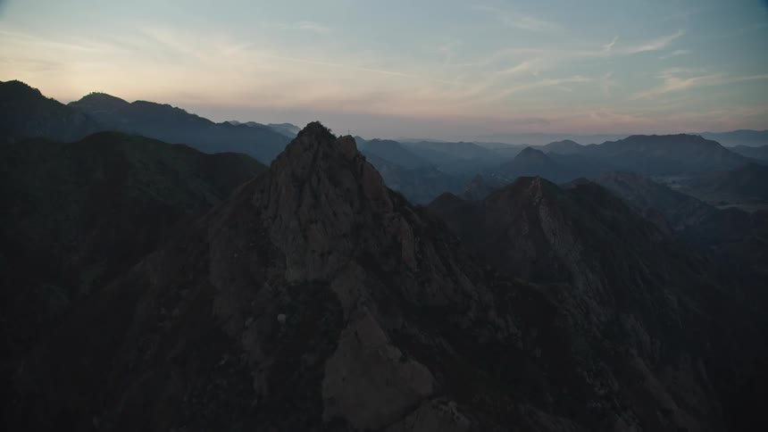 A mountain range
