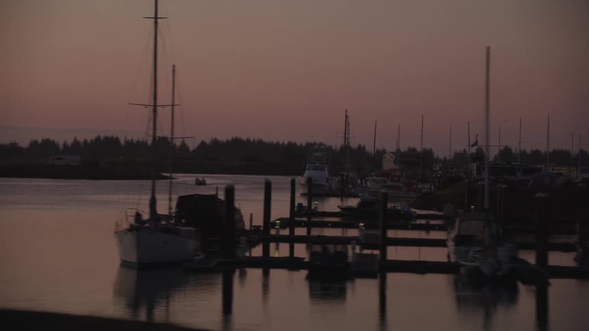 Boats and yachts at the city pier harbor