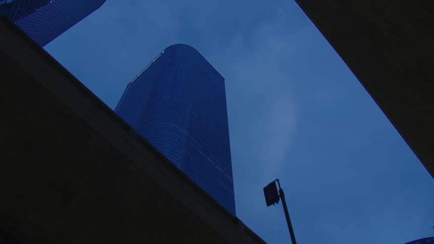 The buildings stand tall