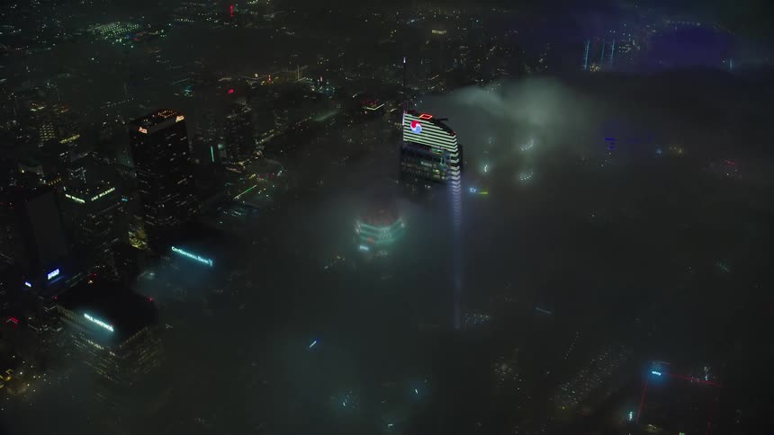 Skyscrapers in a downtown area