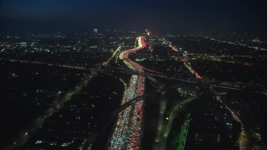 Traffic in a busy city