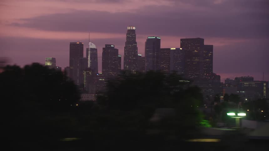 Skyscrapers in a city