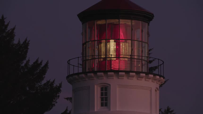A tower with a revolving center