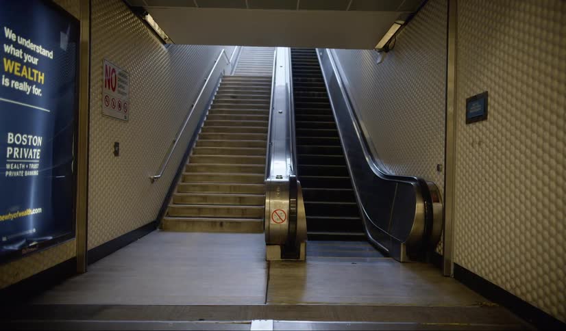 An empty station