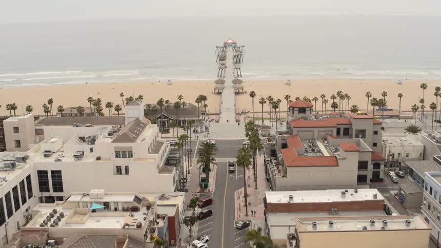 The pier is empty