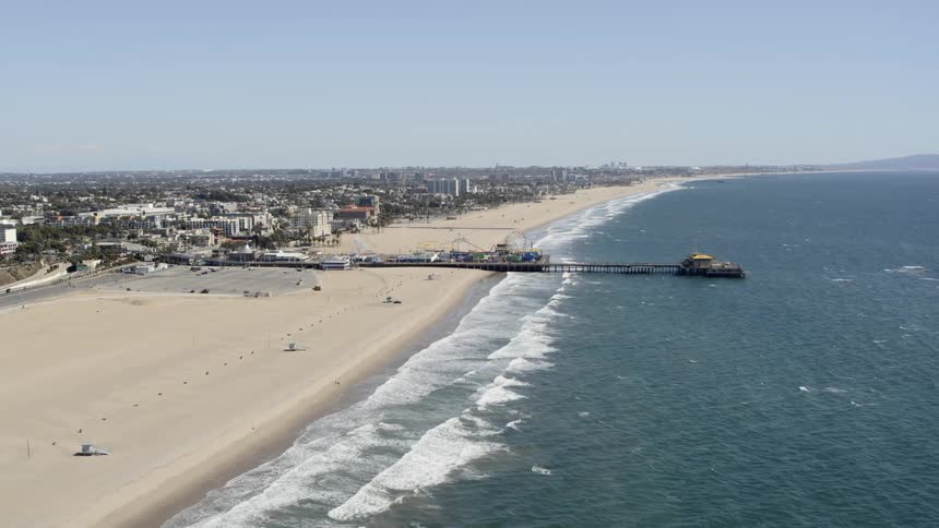 The beaches are empty