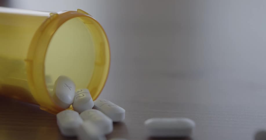 The pills fell out of the bottle