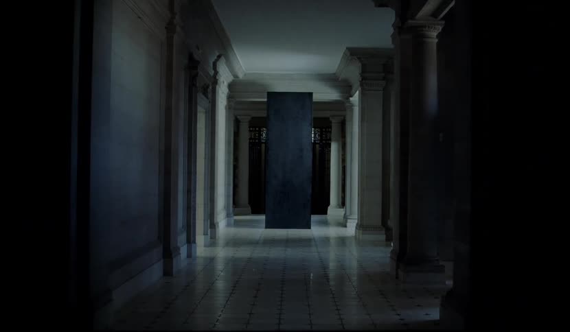 A cgi block in a room