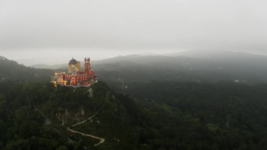 Castle on Portugese mountainside
