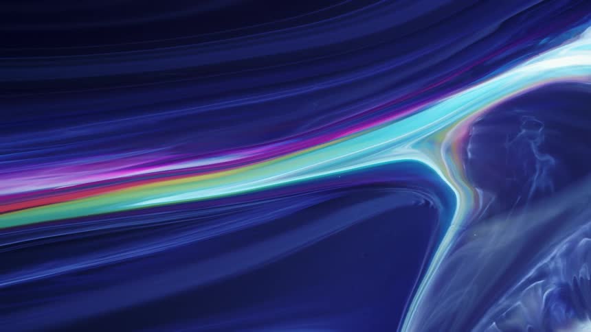 White blue pink purple and green colors move like smoke