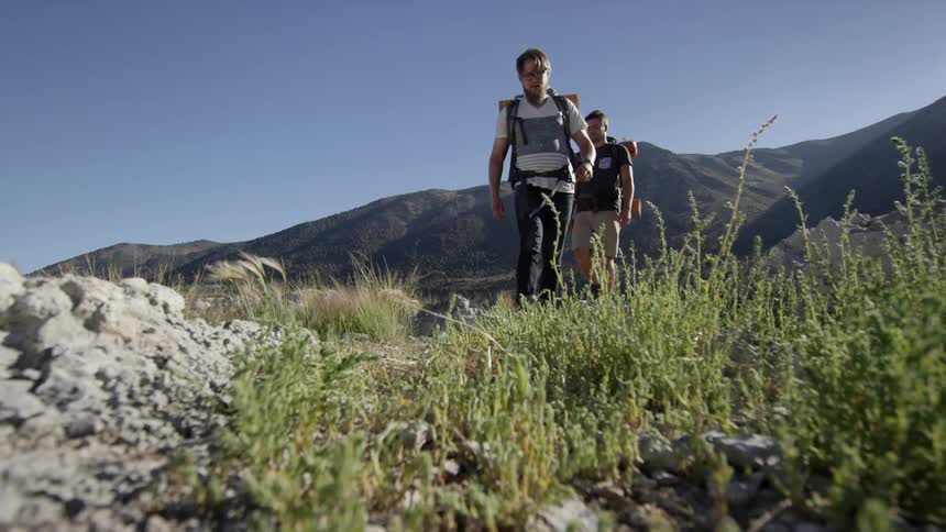 Two Men Hiking