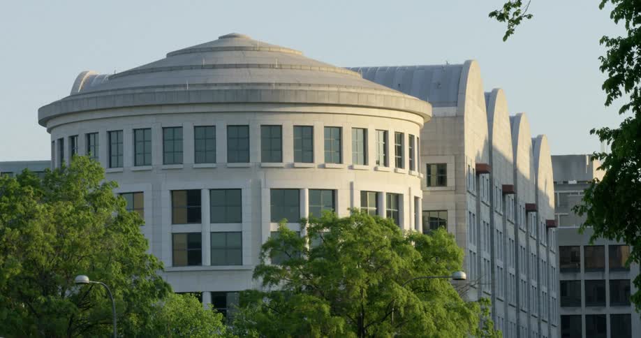 The building stands