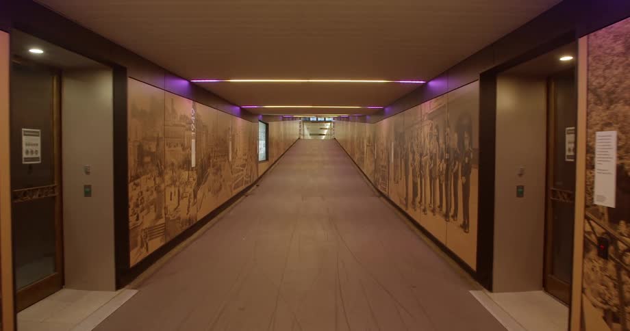 Underground museum instalation