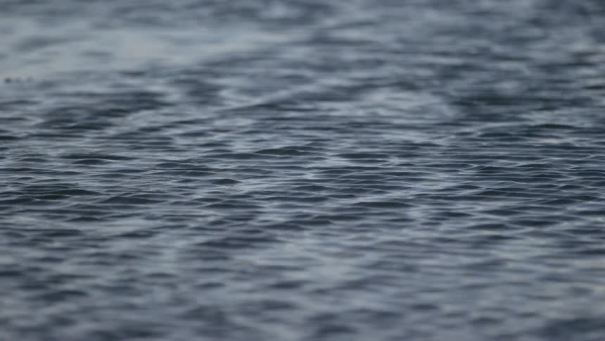 Close up of water moving with small ripples