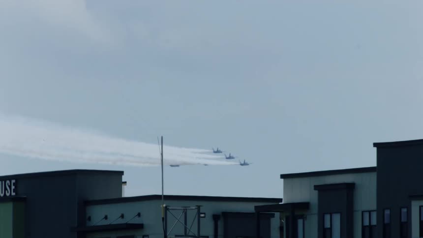 Planes flying in a formation
