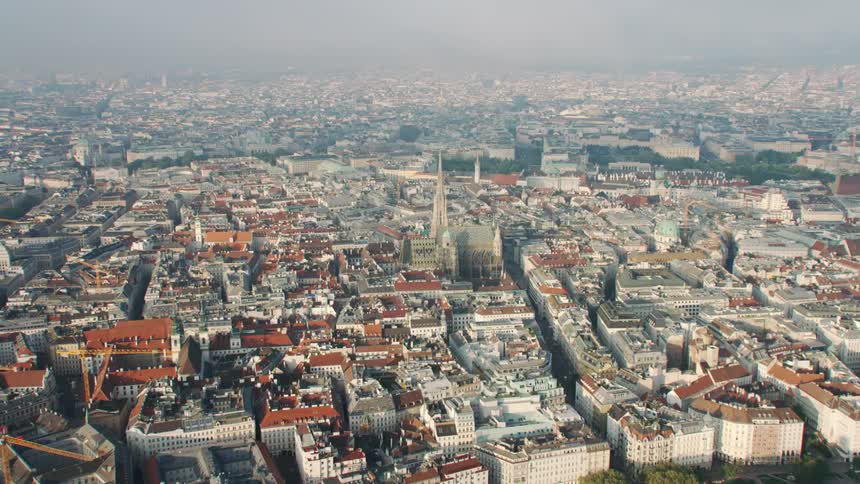 Buildings in a city