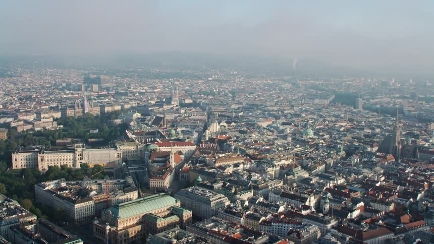 The city is condensed with many buildings