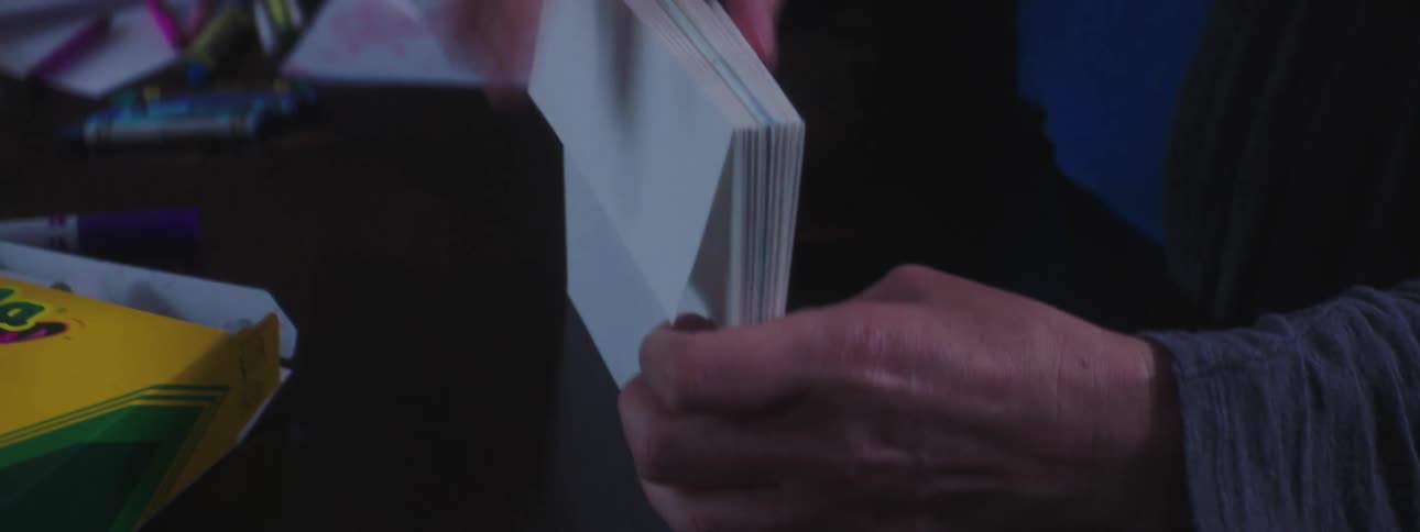 Father gives daughter handwritten letters and cards