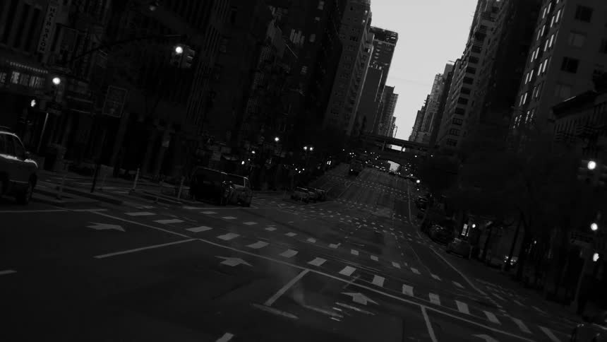 The streets are empty