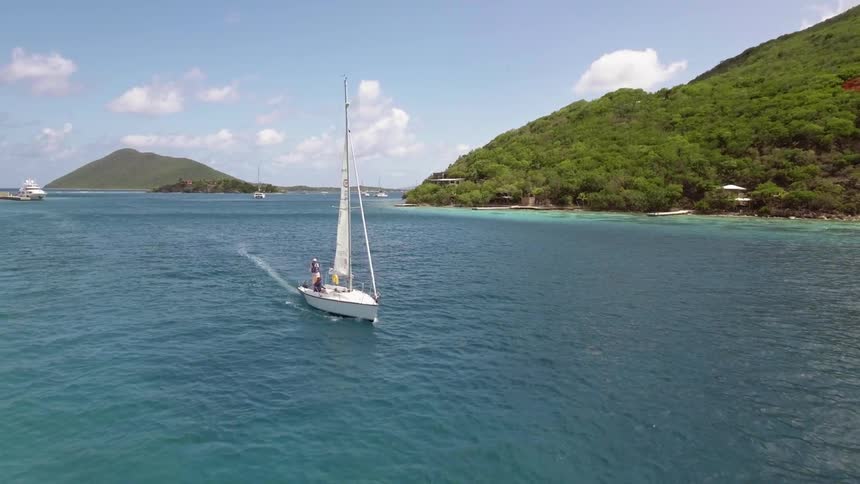 People sailing on a sailboat