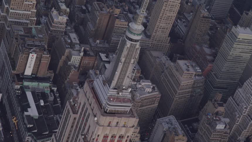 Skyscrapers and buildings in a downtown area