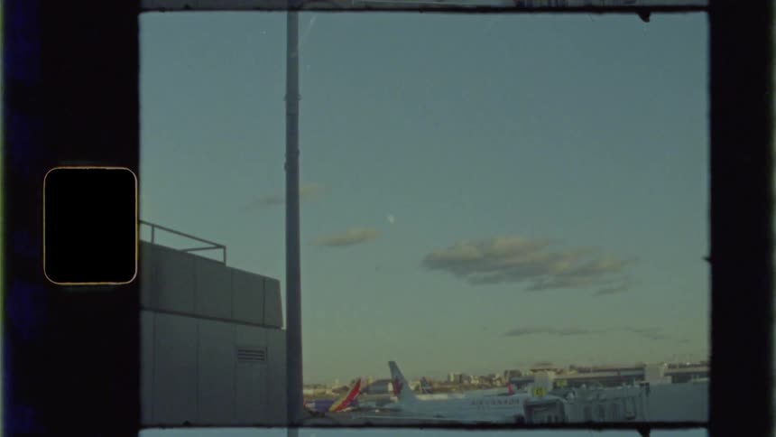Airplanes at an airport