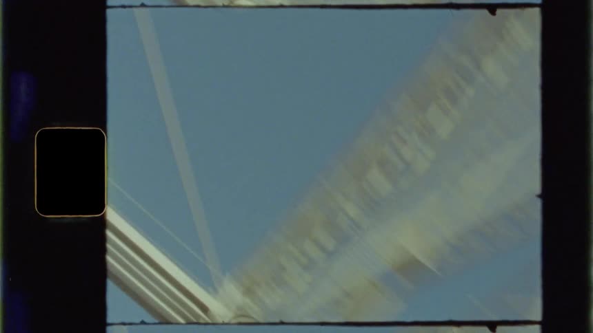 A large steel structure spinning