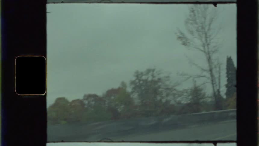 Cars traveling in the opposite direction on a highway