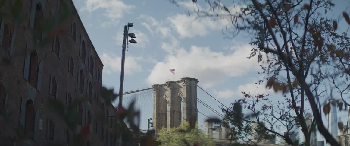 A bridge in the city