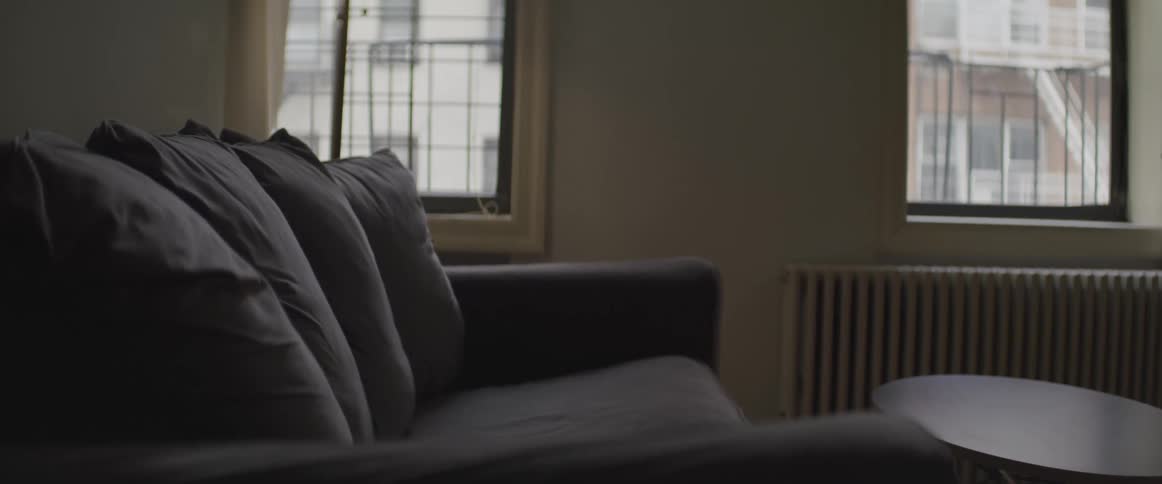 An empty room in a home