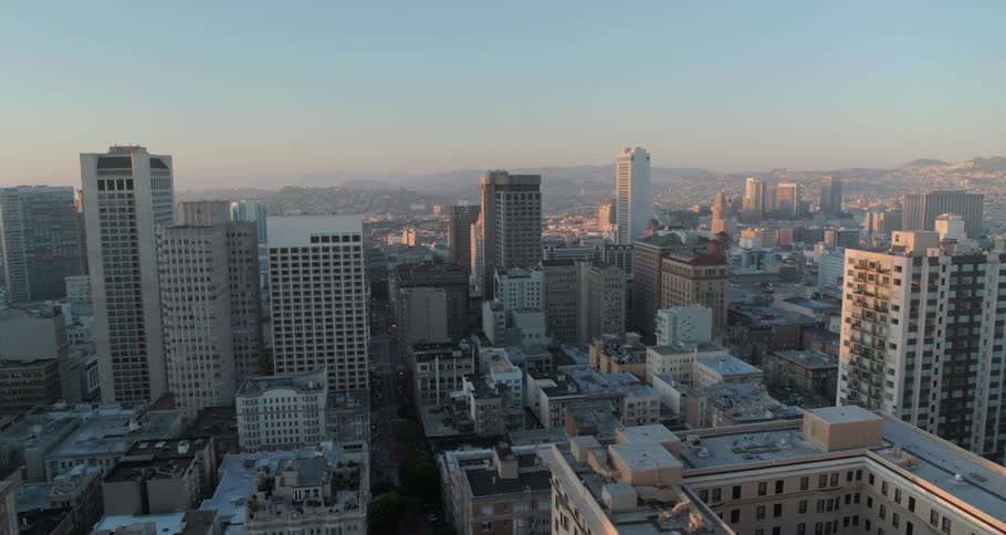 Buildings in a downtown area