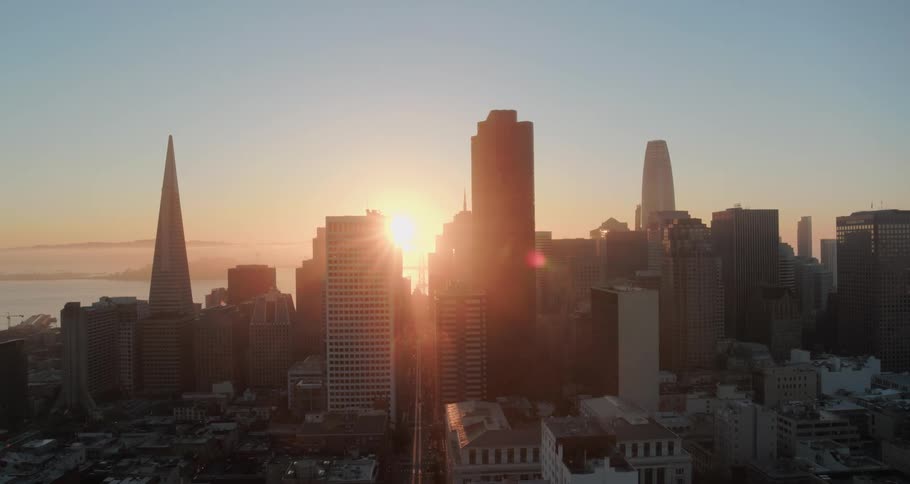 Skyscrapers in a downtown area