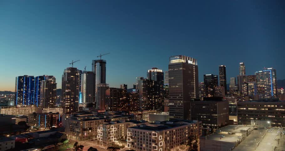Buildings in a downtown area