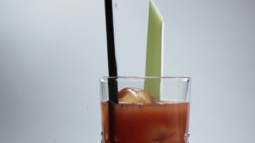 An alcoholic beverage is displayed