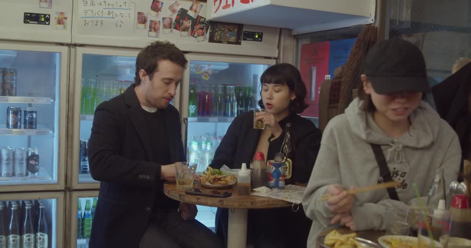 People eating in a restaurant