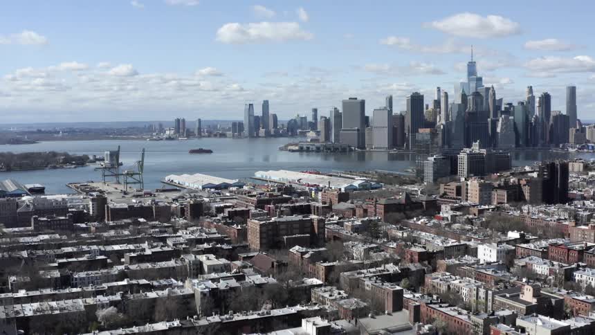 Buildings in a city skyline