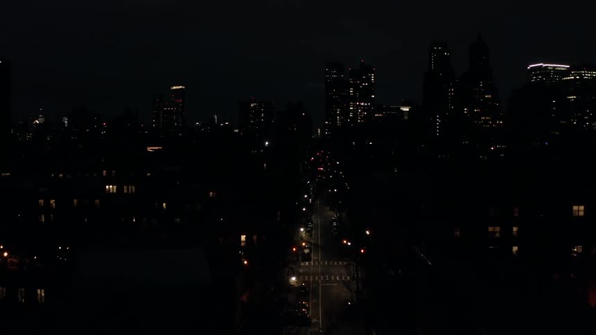 Empty Street at Night