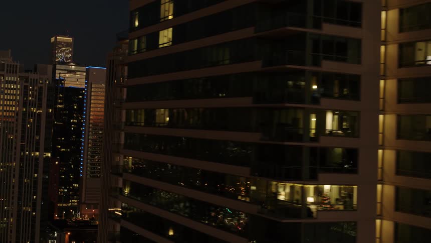 Off axis Chicago sunset