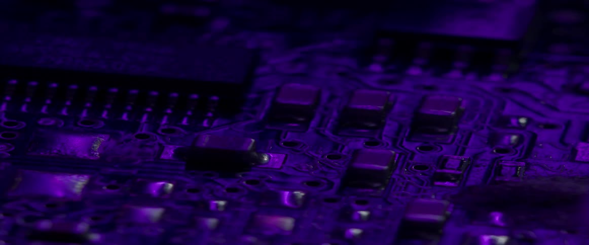 An exposed circuit board