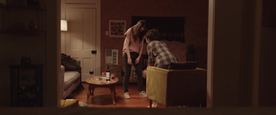 Two friends dance together
