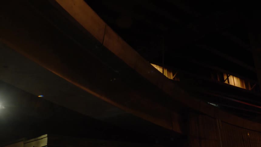 A balcony inside a building