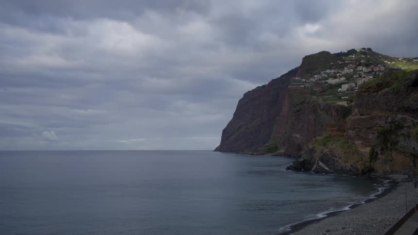A cliff on the coast