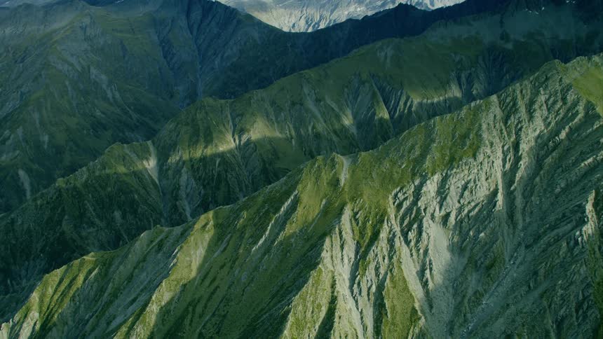 Mountains with the sky in the background