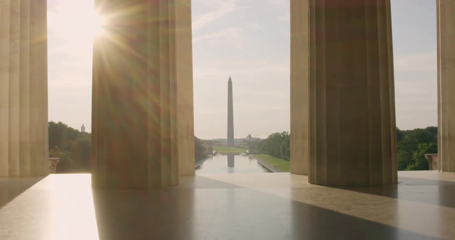 A monument outside