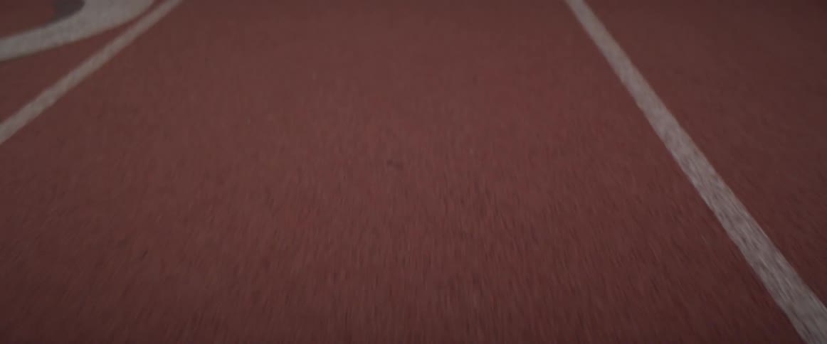 A running track at a sports venue