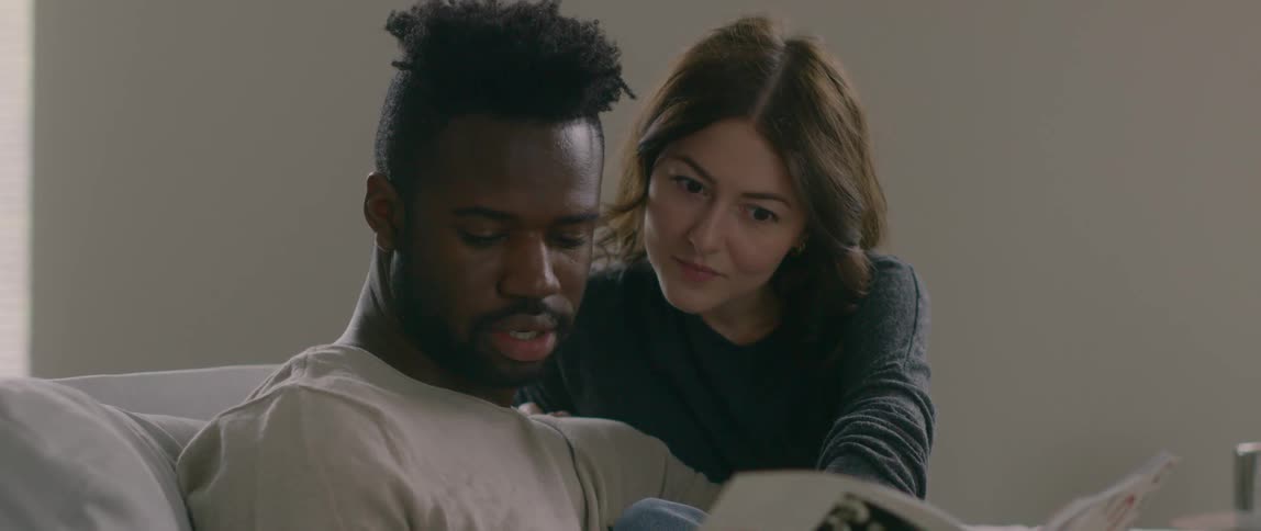 The people look at a magazine