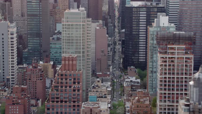 Buildings and traffic in a busy city